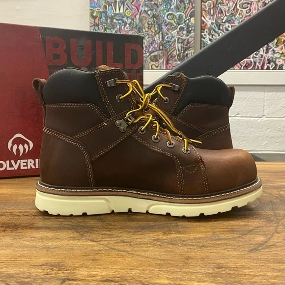 Wolverine I-90 Wedge CM Work Boots 11.5 Mens - Picture 4 of 10